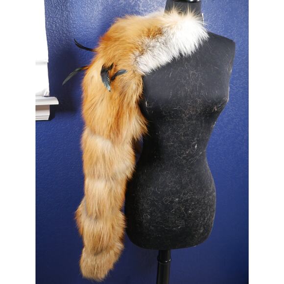 Seen on the Runway & The Stars! A Fox Fur Sleeve Bolero Coat Jacket